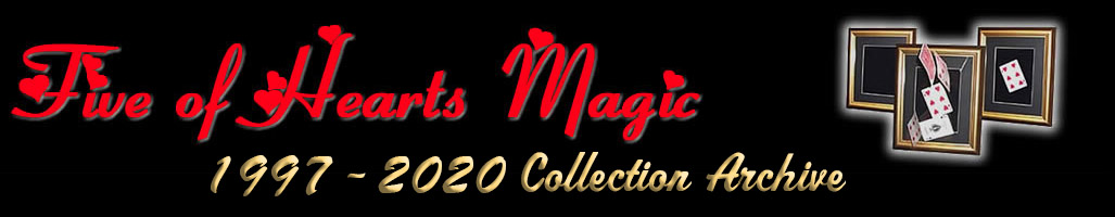 Five of Hearts Magic | Collectors Magic Tricks | Magic & Illusion | Limited Edition Magic | Colin Rose MIMC